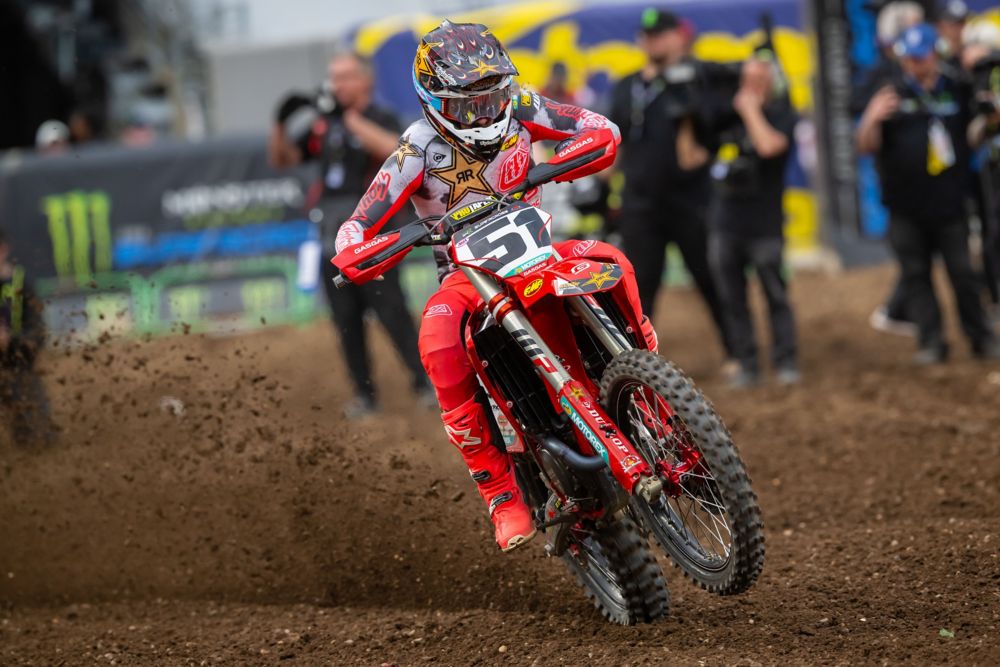 ROCKSTAR ENERGY GASGAS FACTORY RACING'S JUSTIN BARCIA IN THE FIGHT